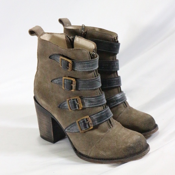 FREEBIRD FB-Banjo Distressed Ankle Heel Boots Sz 9 US Women - Picture 3 of 8